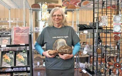 A visit with the Agate Lady in Grand Marais